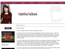 Tablet Screenshot of katerina-tuckova.cz